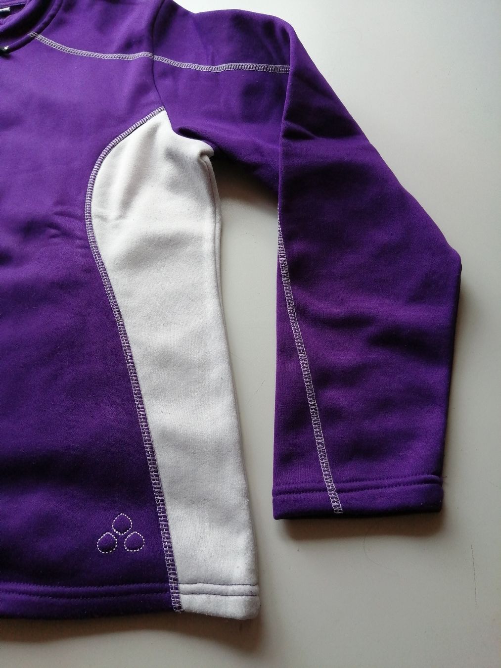 Maglioni & Felpe: Fleece Pullover violett mit Reissverschluss – Usato da Honau venduto da holunder3 3