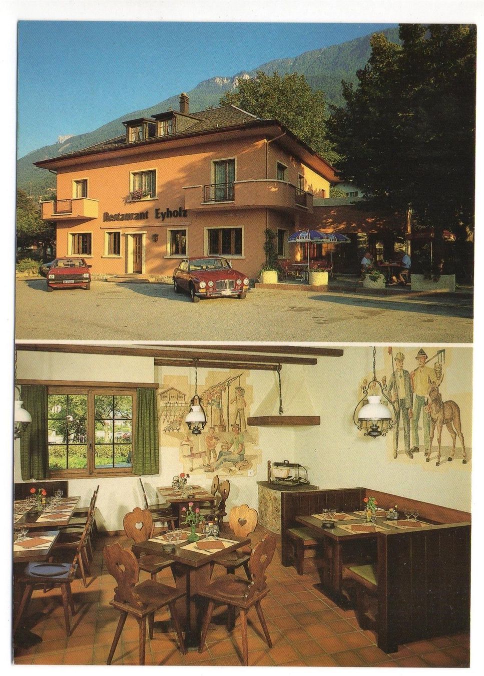 Cartoline postali: EYHOLZ-VISP Restaurant Eyholz - Auto – Nuovo (secondo la descrizione) da Jona venduto da philajona