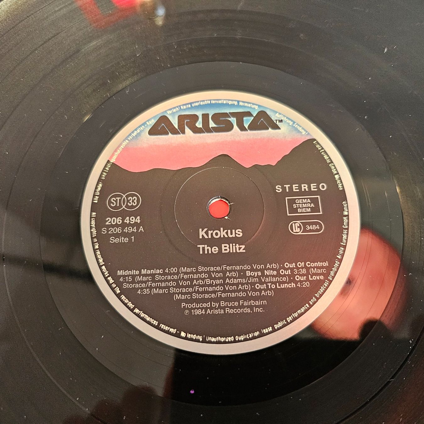 Dischi in vinile: LP Vinyl Krokus: The Blitz; Rock,  1984 – Usato da Nottwil venduto da Wondewa-Shop 3