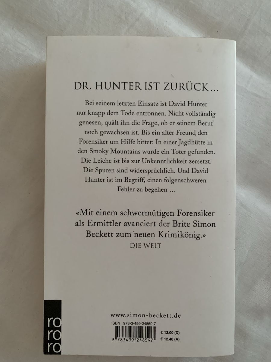 Libri: Simon Beckett – Usato da Zürich venduto da benebiene 1