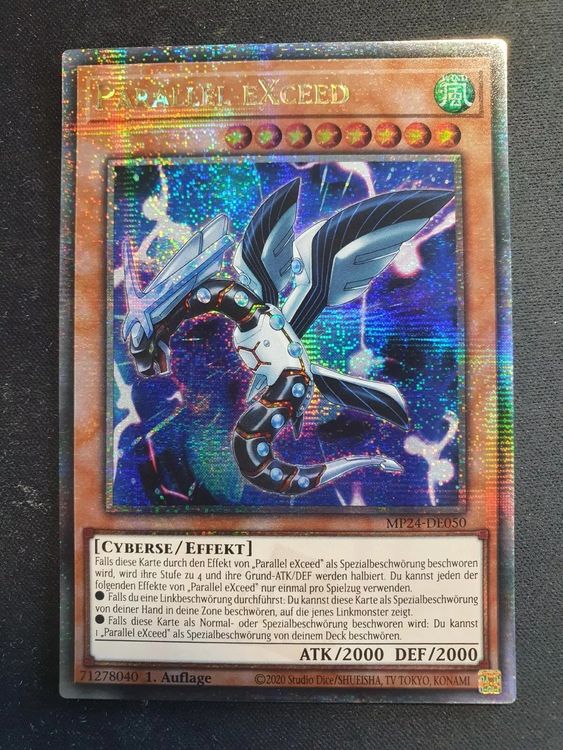 Yu-Gi-Oh! MP24-DE050 Parallel Exceed QCentury (Neu und originalverpackt ...