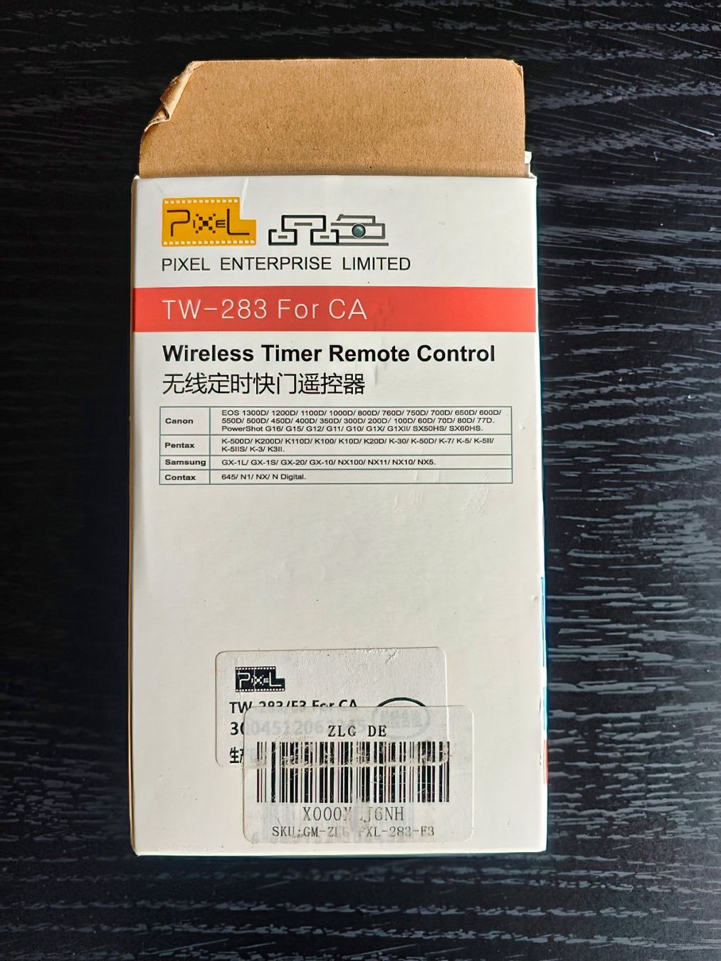 Altri Accessori: PIXEL TW-283 PRO – Télécommande intervallomètre sans fil – Usato da Magglingen/Macolin venduto da Lunettesman 1