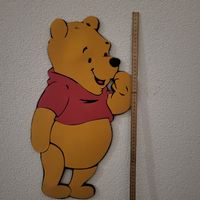 Winnie Pooh Figur Wanddekoration aus Schaumgummi 