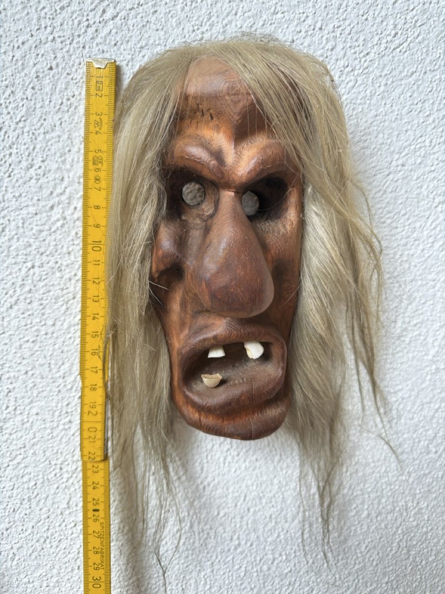 Sonstige Antiquitäten & Kunst: Lötschentaler Holzmaske  – Gebraucht aus Biberist von Momo33 3