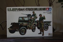 Vintage Tamiya U.S. Jeep 1/4 Ton 4x4 Willys MB 1:35