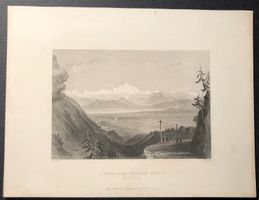 3 MONT  BLANC  2  W.Bartlett 1835 + 1 Frommel -Winkles 1835
