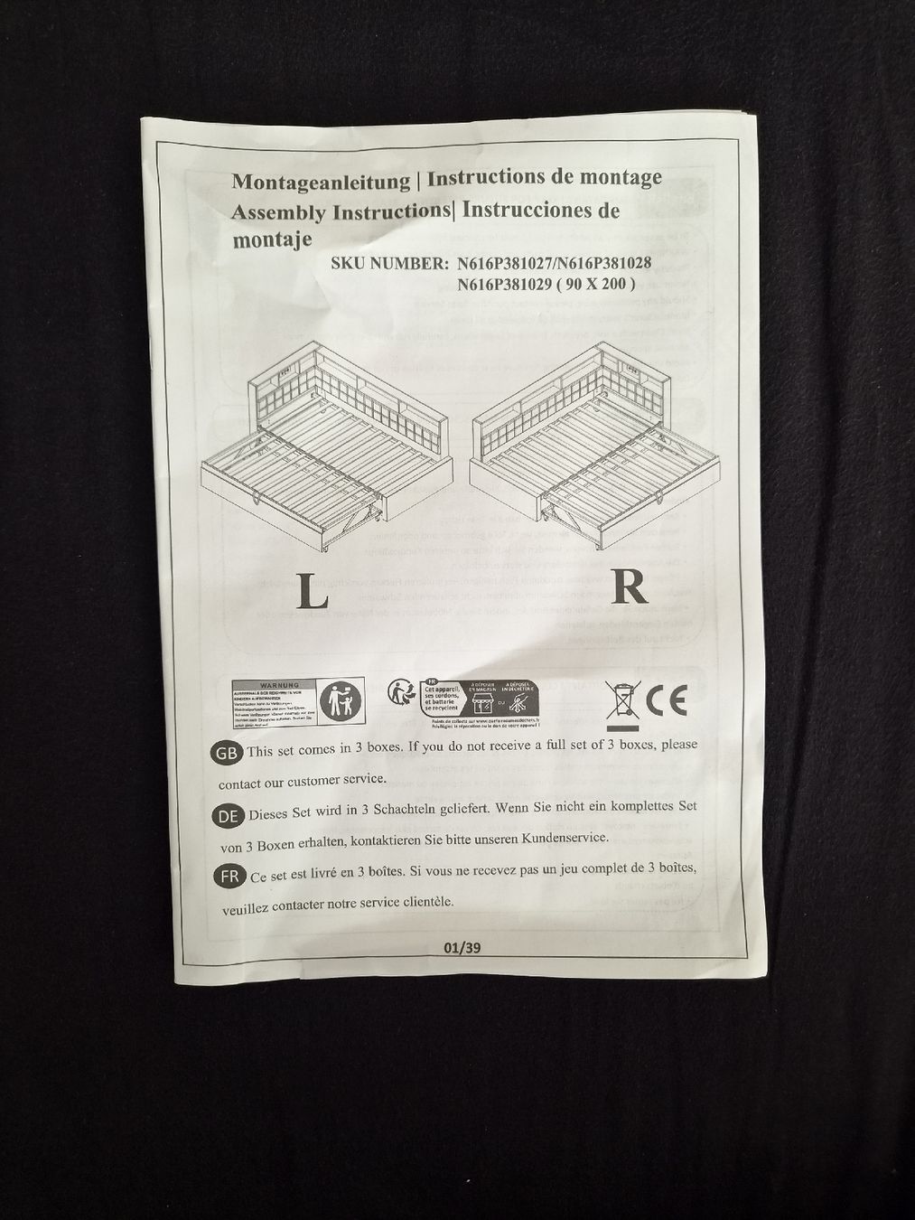 Lits: Couchbett – Neuf (Voir description) à Basel par joh_l7q7 2