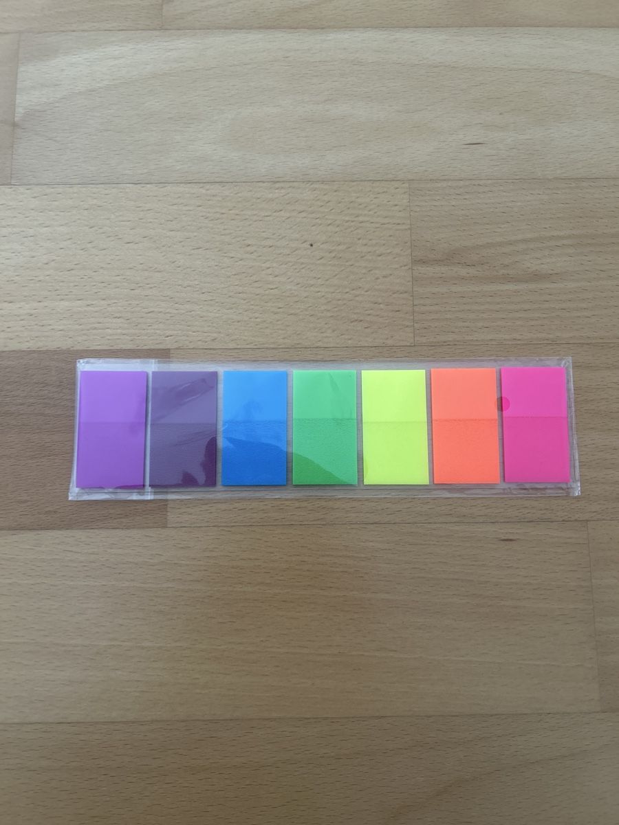 Aufkleber: Neon Haftnotizen, Indexmarker, Büro, Schule, Set – Neu und originalverpackt aus Suhr von SchnapperCH