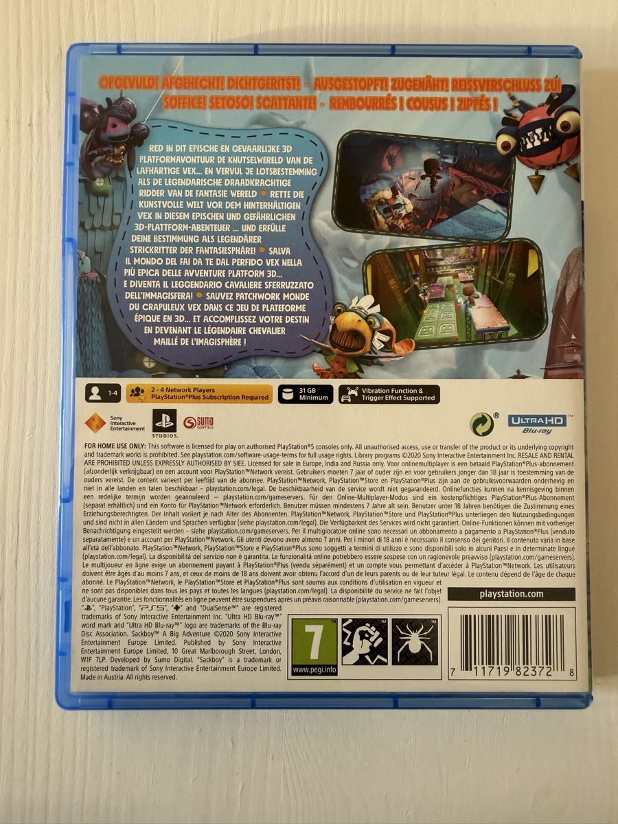 Giochi: Sackboy - A Big Adventure PS5 – Usato da Schüpfheim venduto da Hellme09 1