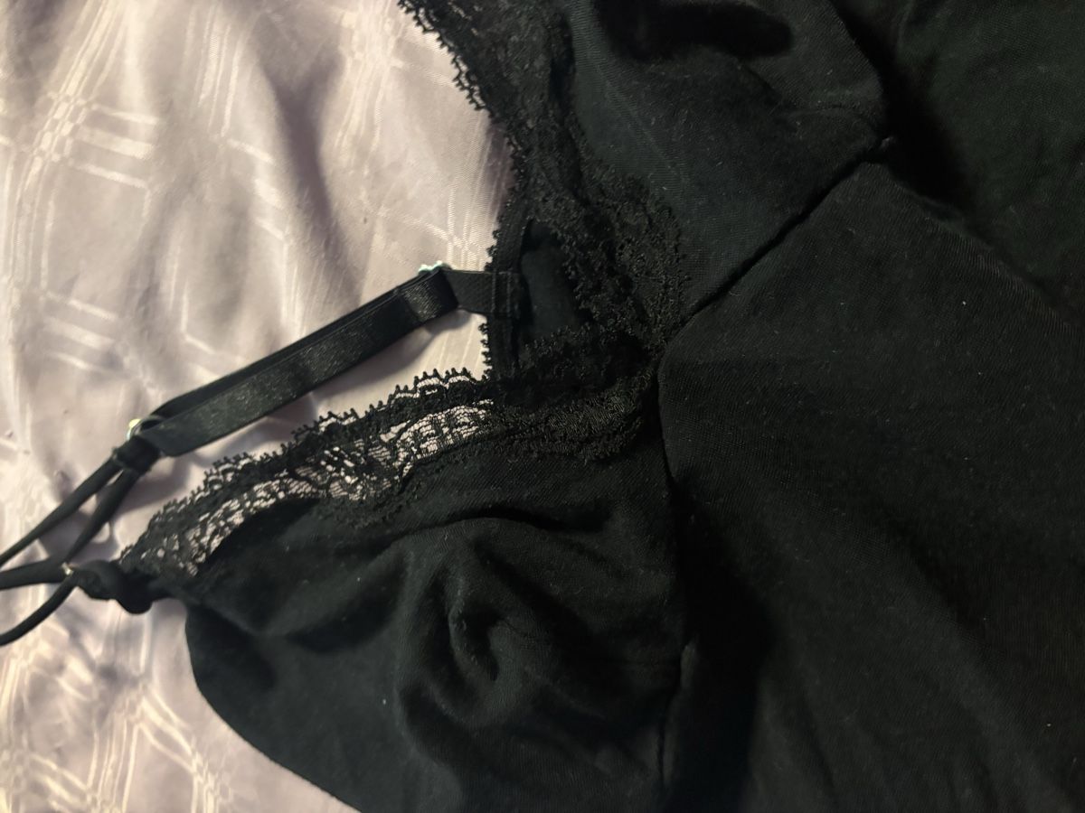 Skims Top: schwarzes Spitzentop – Usato da Arbon venduto da Ursula_566 2
