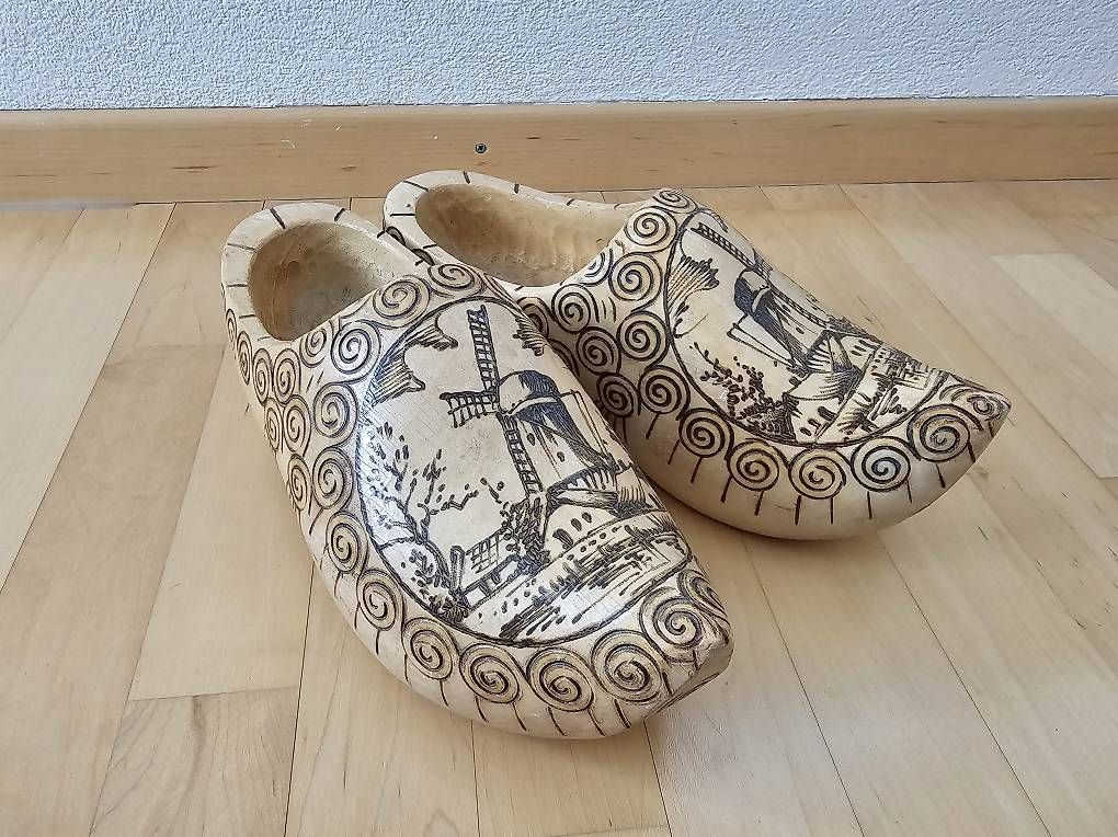 Scarpe da uomo: Original Holländische Holzschuhe  – Usato da Uetikon am See venduto da grubi84