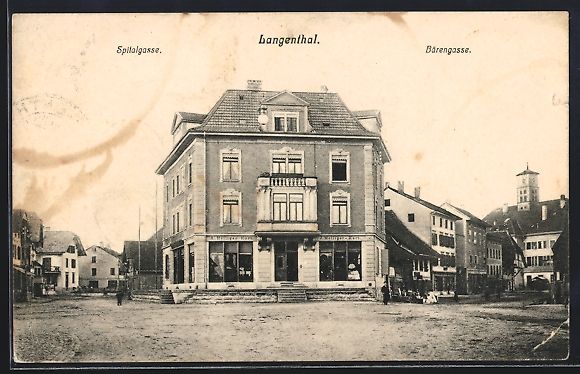 Cartes postales: Langenthal, Spitalgasse und Bärengasse – D'occasion à Berlin par bartko-reher