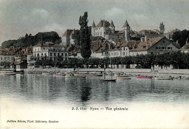 Cartes postales: Nyon - Handcoloriert + c1910 – D'occasion à Emmenbrücke par teestube
