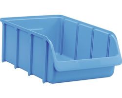 Blaue Lagerboxen aus Kunststoff – Ideal für Werkstatt!
