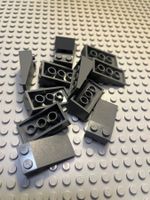 Lego 12x Dachstein 2x4 (30363)dunkelgrau