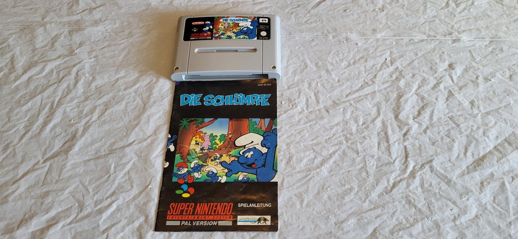Giochi: Die Schlümpfe SNES +Anleitung – Usato da Gretzenbach venduto da Uli1980