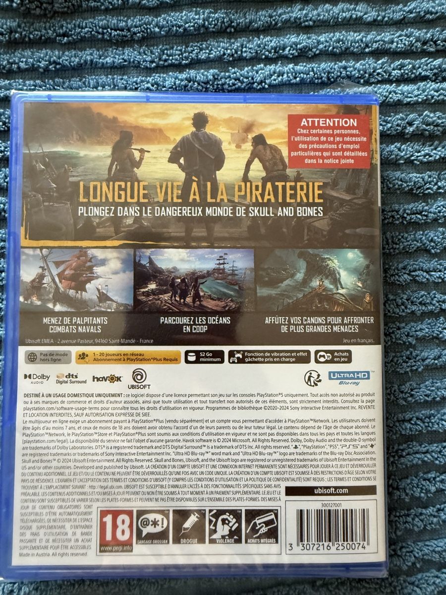 Spiele: Skull and Bones PS5 NEU – Neu und originalverpackt aus Buchs SG von Tolm 1