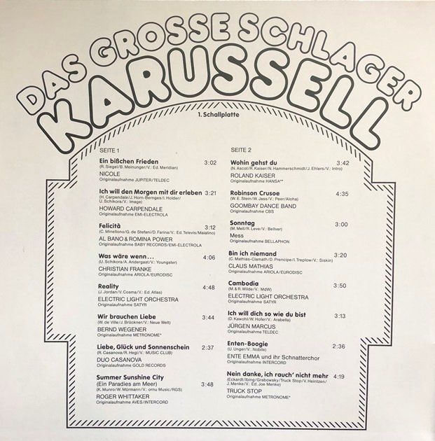 Dischi in vinile: 6x LPs Schlager-Sampler – Usato da Grüningen venduto da azulmarron 6