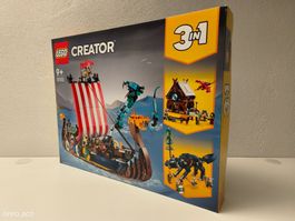 LEGO® Creator 31132 Wikingerschiff mit Midgardschlange - NEU