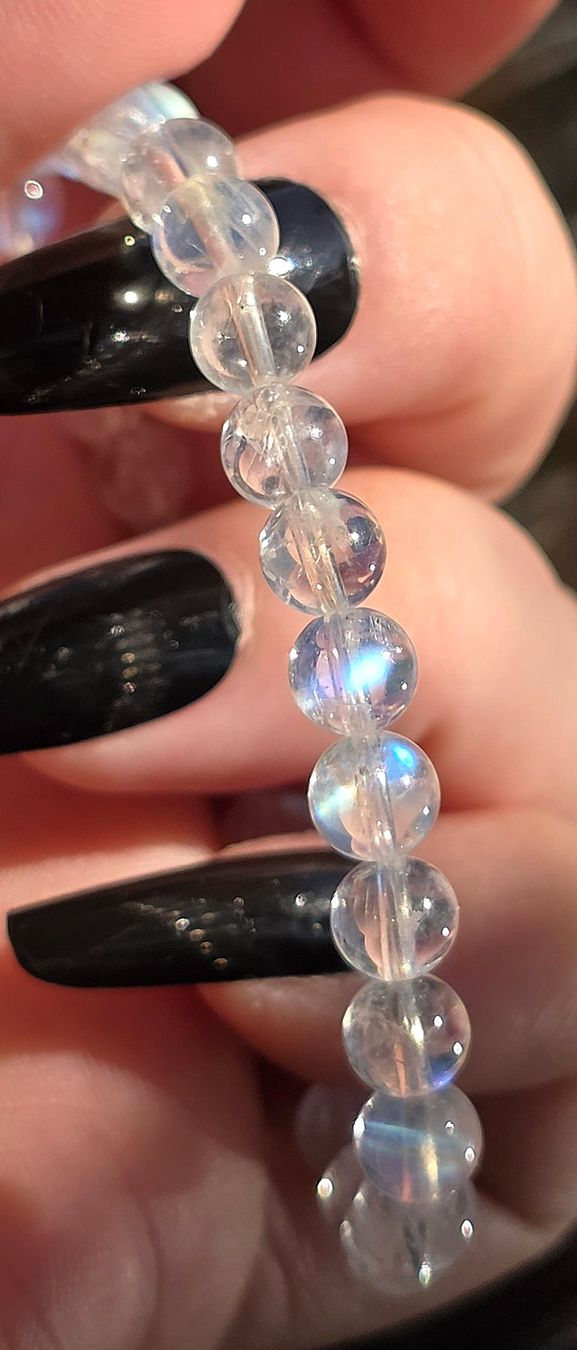 Minerali & Pietre curative: High Quality Weisser Mondstein Armband – Nuovo e nell'imballaggio originale da Matzingen venduto da Shay_Crystalz 2