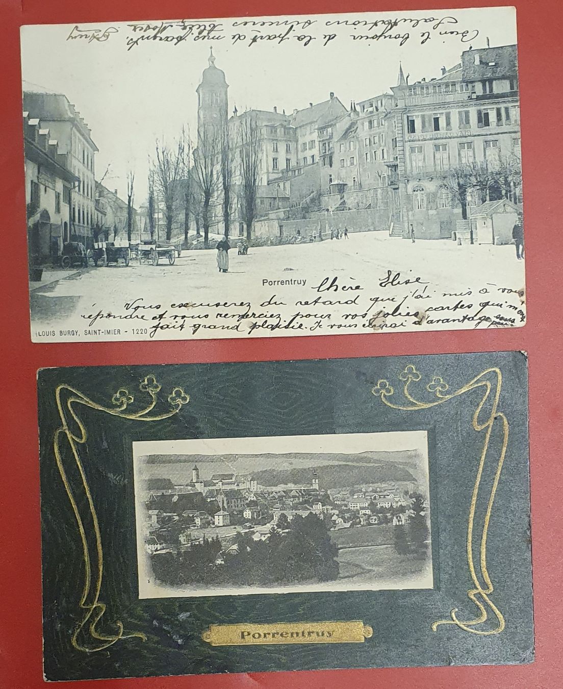 Cartoline postali: 10 alte Ansichtskarten Porrentruy – Usato da Kreuzlingen venduto da Rschweiz1 3