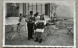 Fotokarte Chr. Schiefer, Lugano, Volksmusik