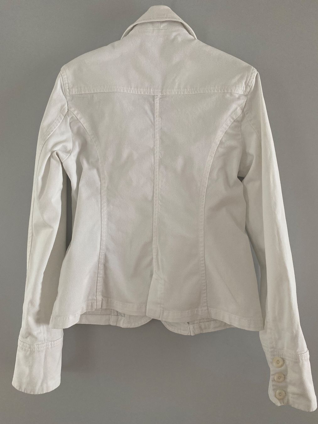 Bershka Giacche: Jeans Jacke Grösse L weiss – Usato da Glattbrugg venduto da riseca 5