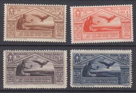 ITALIEN 1930 VERGIL FLUGPOSTMARKEN MI.354-357 **