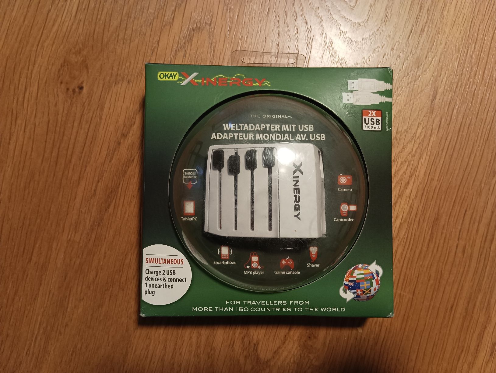 Laufwerke & Adapter: Weltadapter mit USB, Reiseadapter NEU – Neu und originalverpackt aus Densbüren von H-76