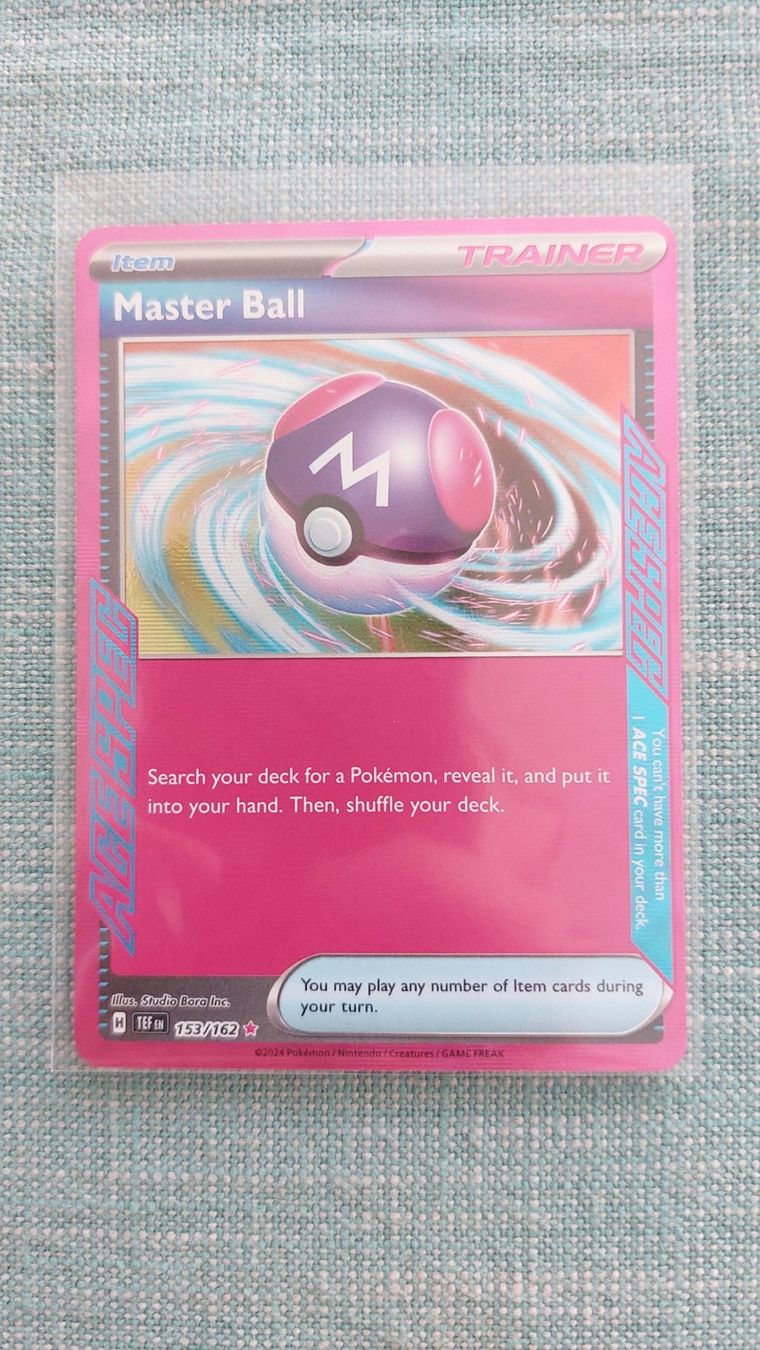 Pokémon Sammelbilder & Trading cards: Master Ball Ace Spec Temporal Forces – Neu (gemäss Beschreibung) aus Bellinzona von Pagur