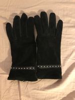 Gants d'hiver noirs élégants, taille 7.5