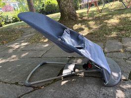 BabyBjörn Wippe blau mit Tragetasche guter Zustand