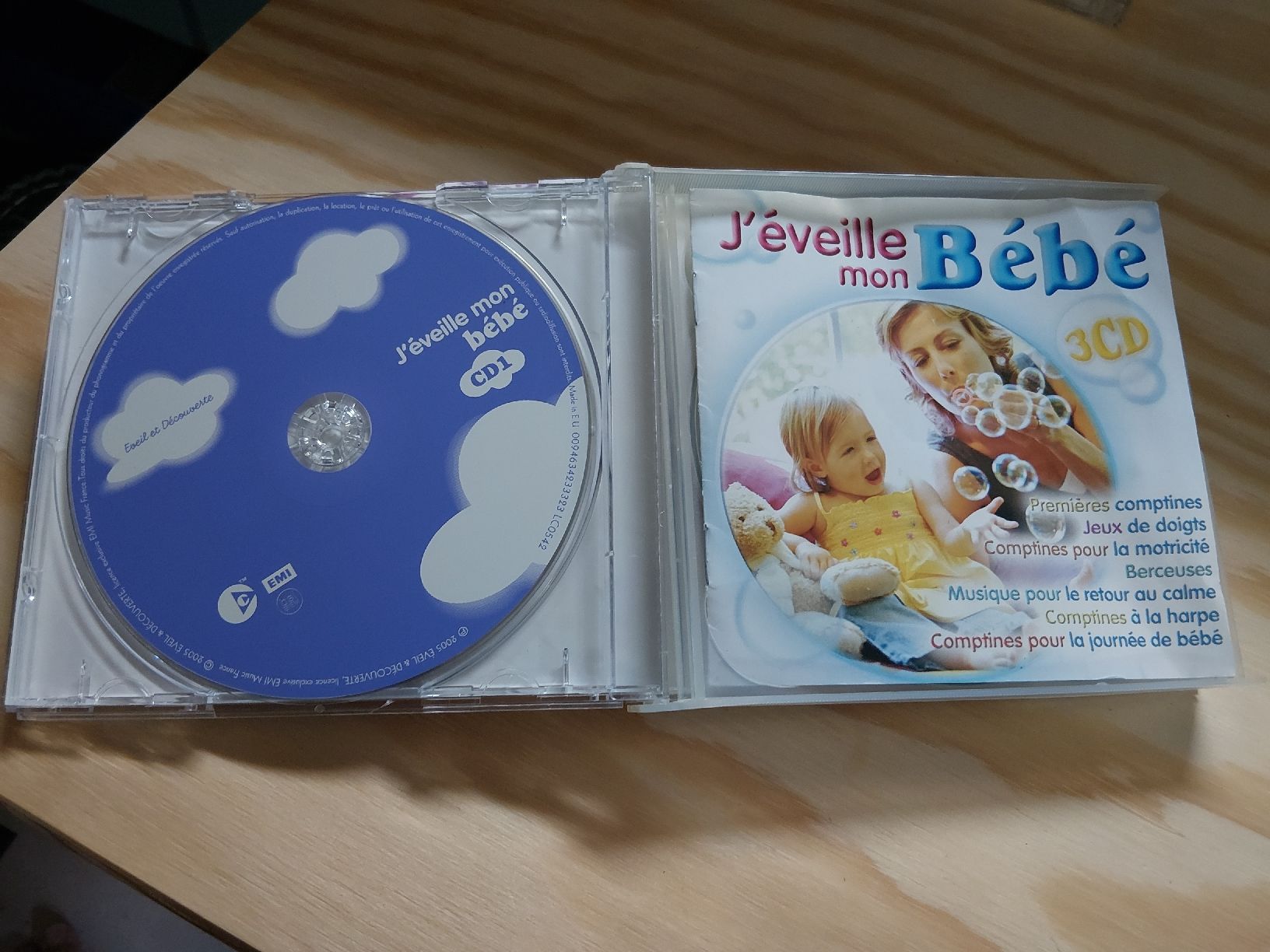 CD: 3 CD j'éveille mon bébé  – Usato da Grolley venduto da Montana78 1
