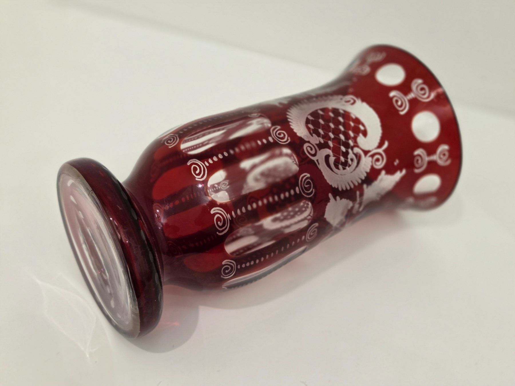 Bicchieri: Antik Kristall Rubinglas 100 Jahre – Usato da Gersau venduto da pd-design-and-art 2