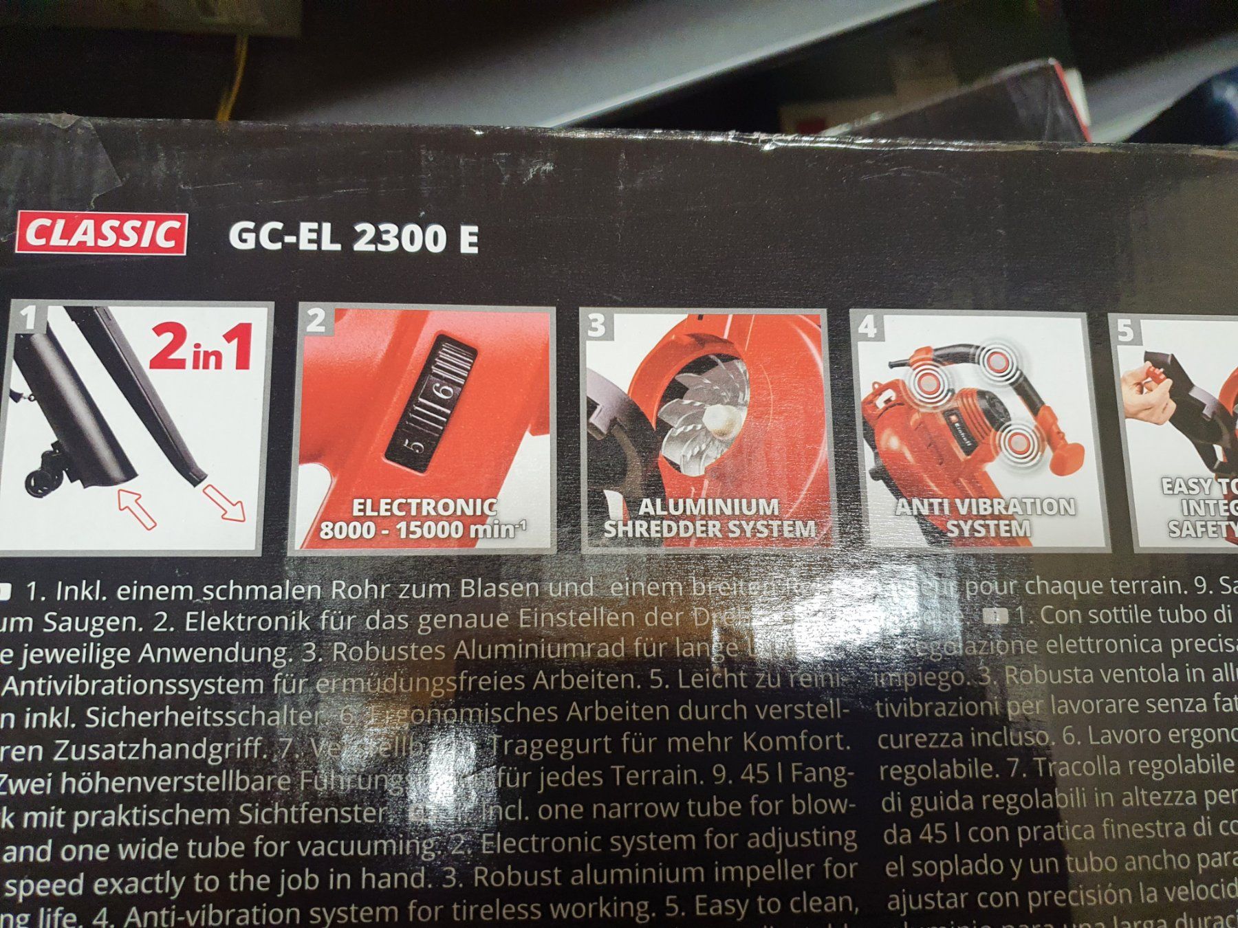 Laubbläser & Laubsauger: Elektro Laub - Sauger,Bläser – Neu und originalverpackt aus Erstfeld von Gina033 6