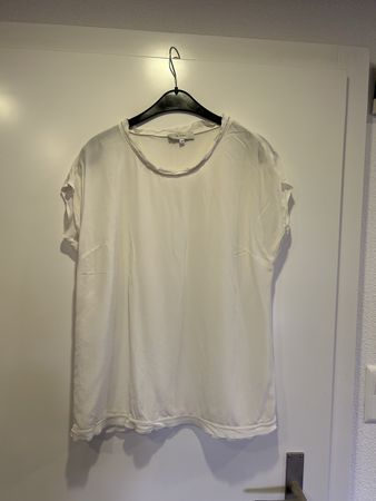 EIDEN Shirt, Grösse 40, Crème-weiss, Seide Top für Sommer!