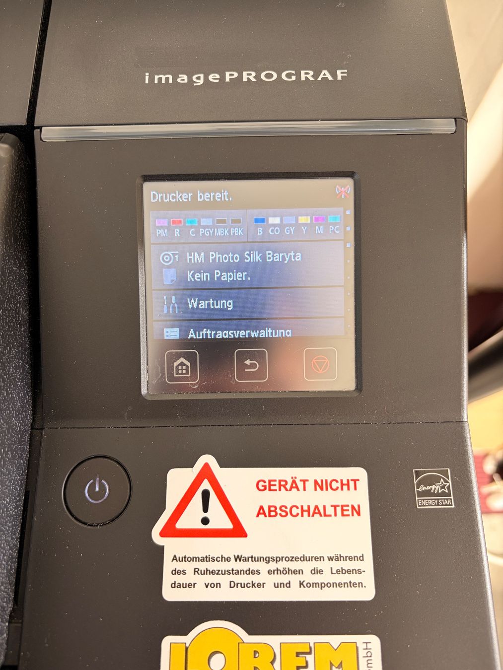 Canon Stampanti: Grossformatdrucker Canon imagePROGRAF PRO-4000 gebraucht – Usato da Zürich venduto da studiobellevue 2
