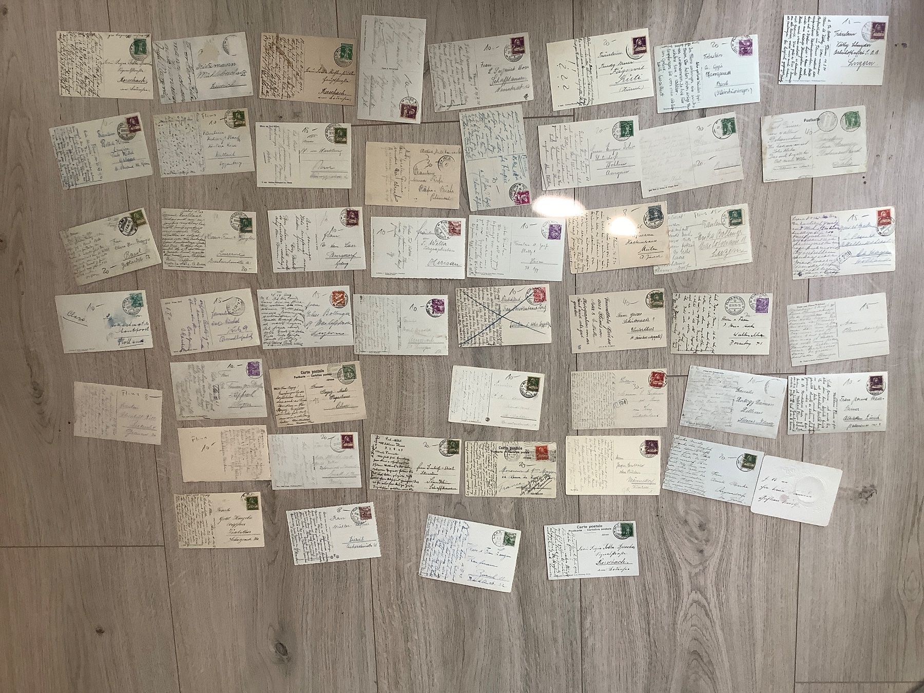 Cartoline postali: 50 alte, gelaufene Ansichtskarten Flims ab 1907 – Usato da St. Gallen venduto da herbrig2 5