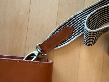 O MY BAG Amsterdam Audrey Mini Cognac Leder Crossbody Tasche
