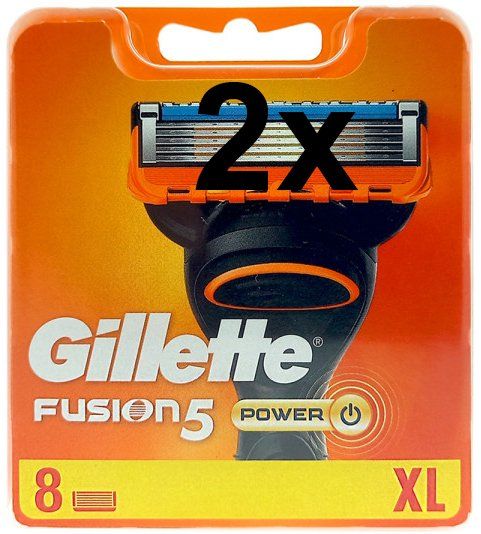 Gillette Rasoi & Lamette da barba: 16 Gillette Fusion5 Power – Nuovo e nell'imballaggio originale da Ersigen venduto da easyhandel