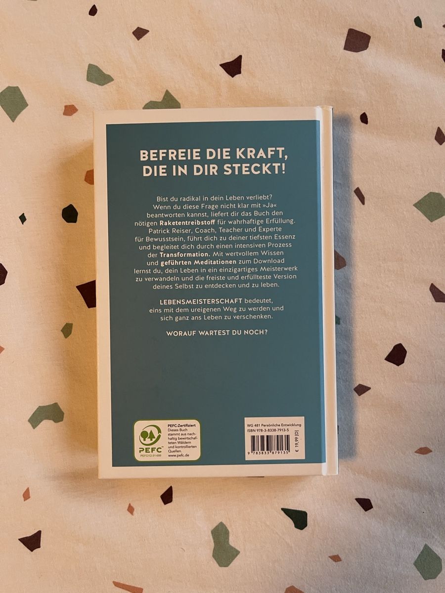 Libri: Lebensmeisterschaft von Patrick Reiser  – Usato da Hirzel venduto da carta9 1