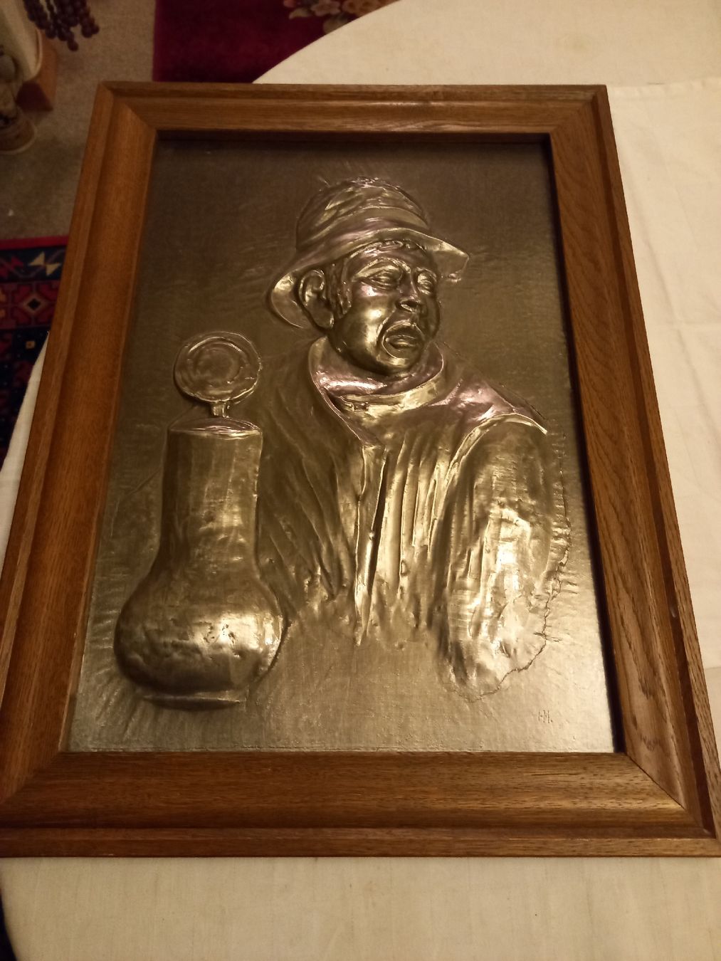 Foto & Immagini: Antik Handarbeit Gebrkupfer Bild. – Usato da Bern venduto da Imamrashed 1