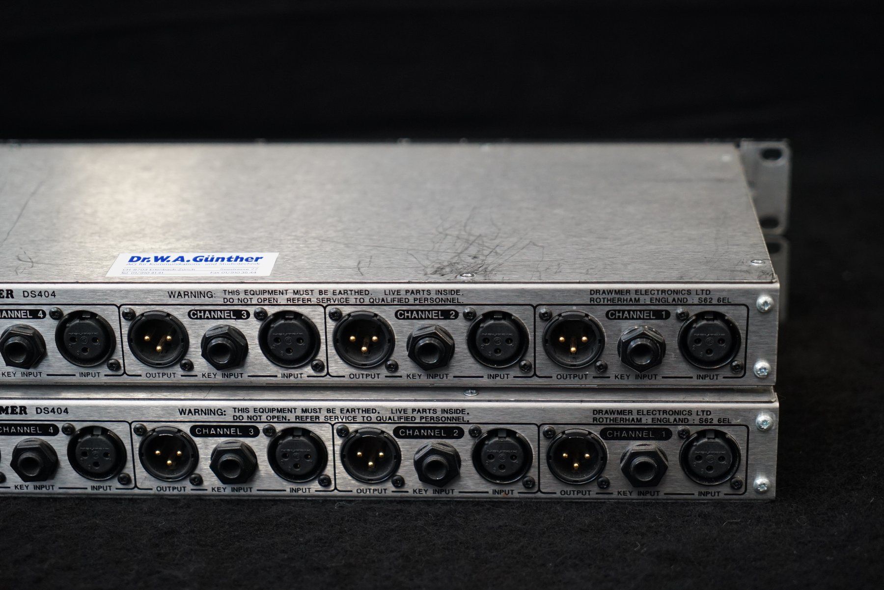 Equalizer: Drawmer DS 404 4-Channel Noise-Gate/Expander 2.skt – Gebraucht aus Ortschwaben von Musictrade 8