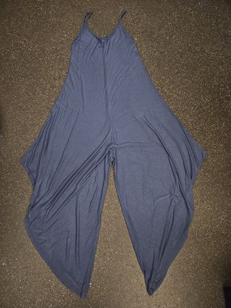 Jumpsuit kurz blau Grösse S 