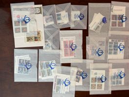 FL Briefmarken Sammlung - 172 Stk. / Nominal CHF 211.50