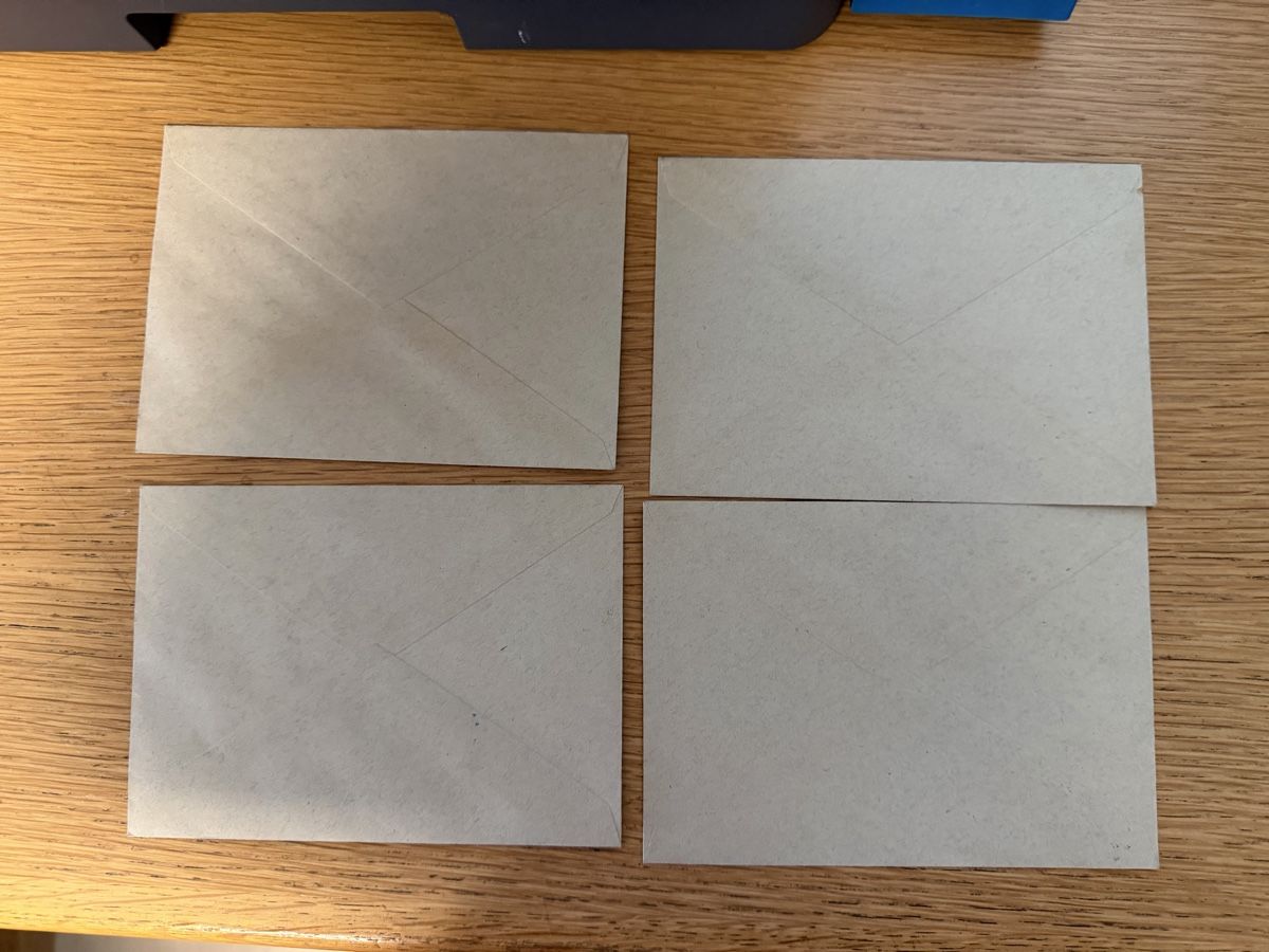 Tous les timbres: 4er Block Satz auf Briefen  – D'occasion à Murgenthal par Tina_4055 1
