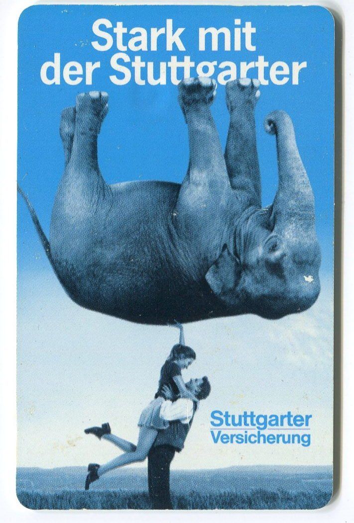 Telefon- & Taxkarten: Telefonkarte "Stuttgarter Versicherung". – Gebraucht aus Basel von Butsch5