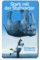 Telefonkarte "Stuttgarter Versicherung".
