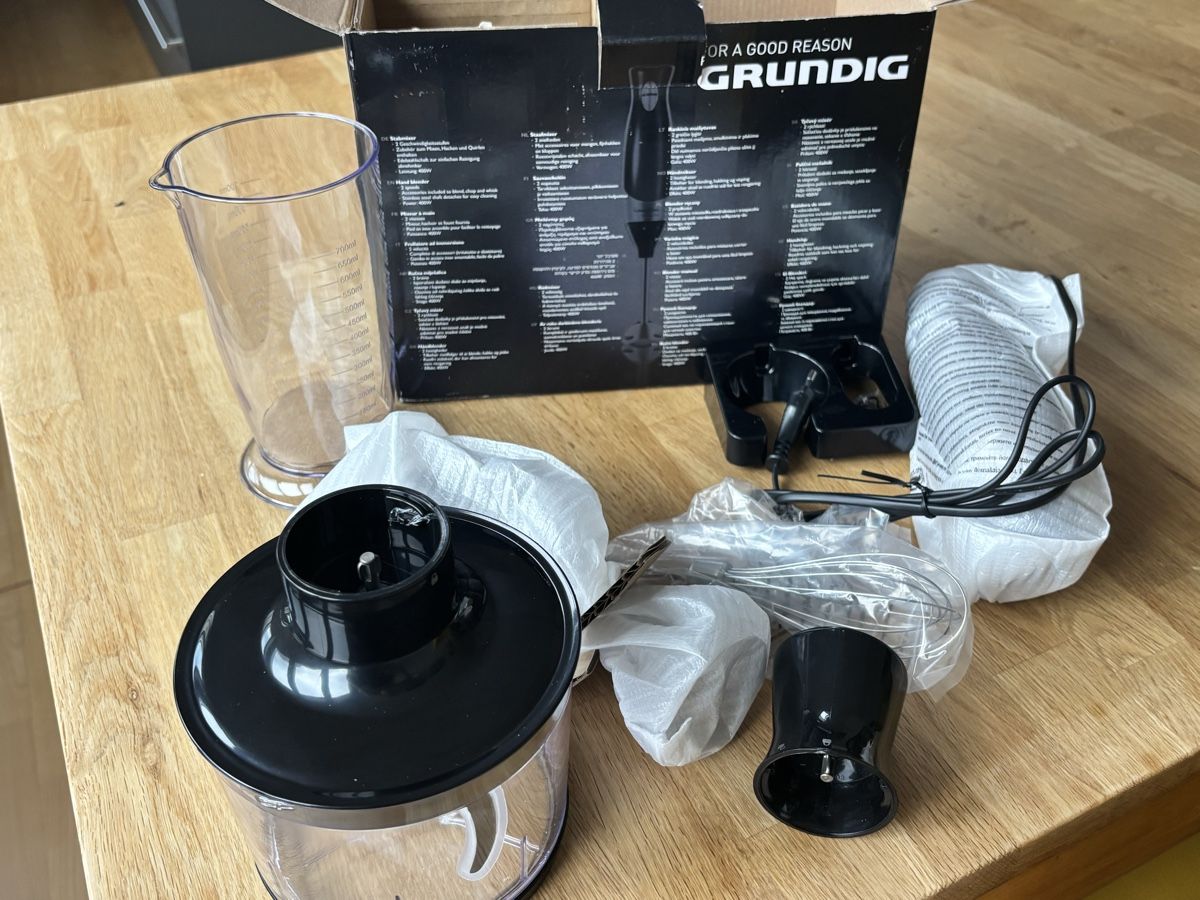 Grundig Elettrodomestici da cucina: Stabmixer Grundig – Nuovo e nell'imballaggio originale da Pfäffikon SZ venduto da simene 3