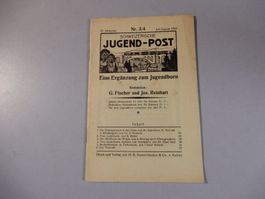 Schweizer Jugendpost 1923, Nr. 3/4, 10. Jahrgang, Jul/Aug 23